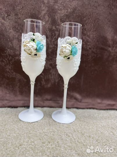 Новые бокалы +свечи