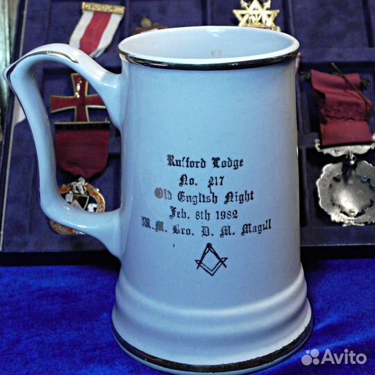 Медаль.Орден.Награды.Серебро.Масоны.Англия