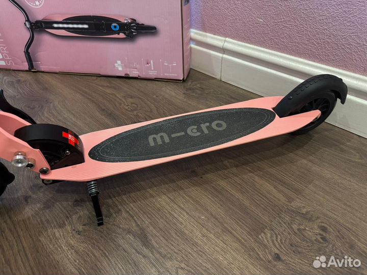 Самокат двухколесный micro sprite deluxe LED