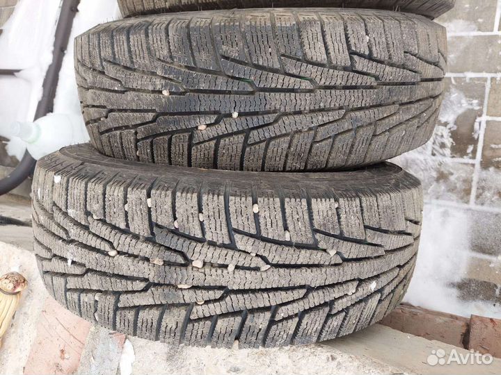 Диски r15 на зимней ризине липучка 195/65/15