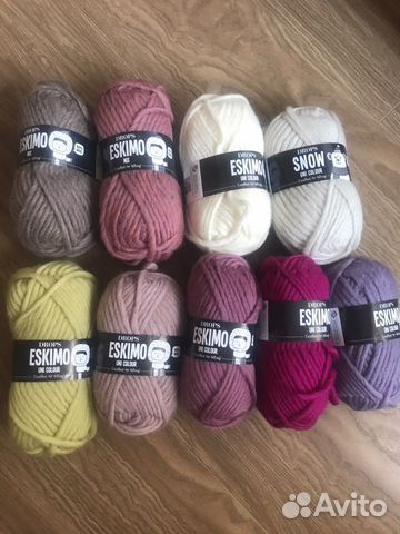 Пряжа drops eskimo snow, sky, baby merino