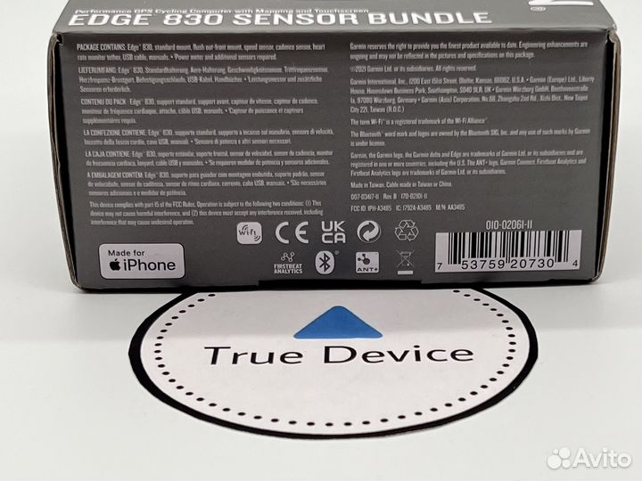 Велокомпьютер Garmin Edge 830 + HRM,Speed,Cad