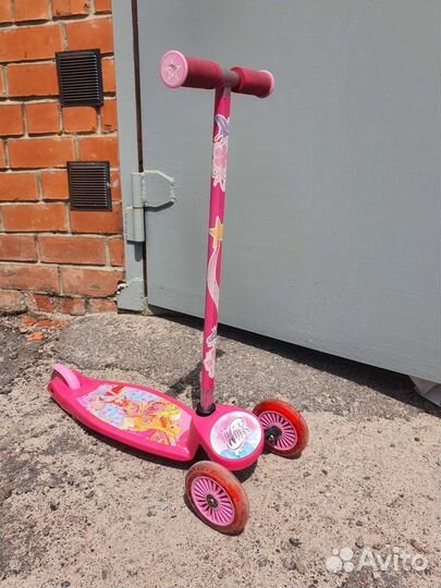 Самокат детский трехколесный бу