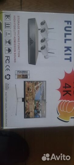 Комплект видеонаблюдения wifi 4 камеры