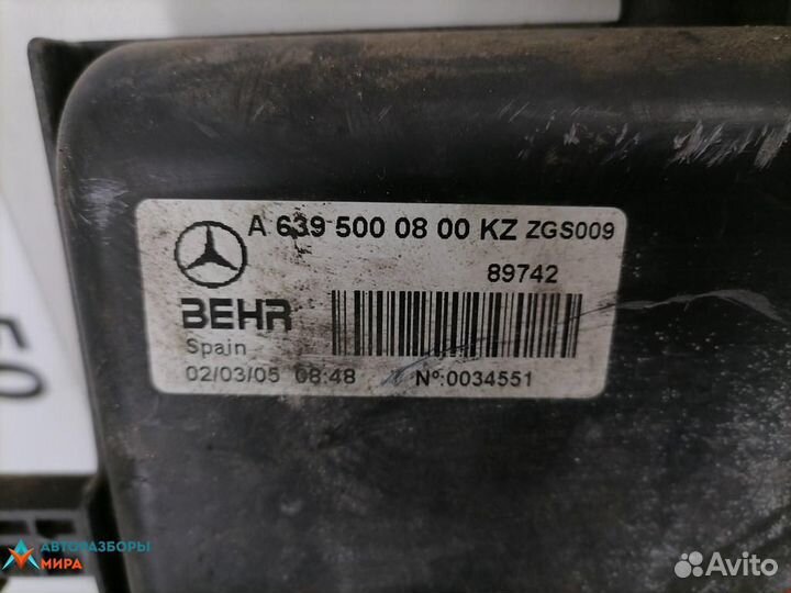 Диффузор вентилятора Mercedes-Benz Vito W639 2005