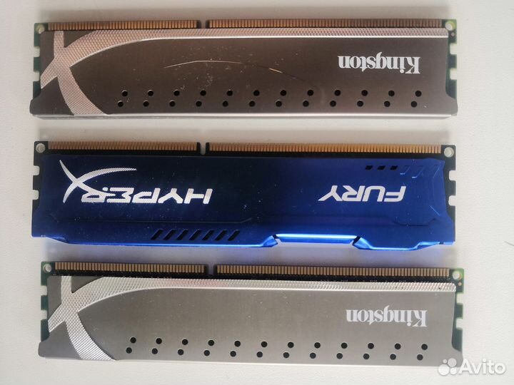 Оперативная память Kingston HyperX fury 4гб и 8гб