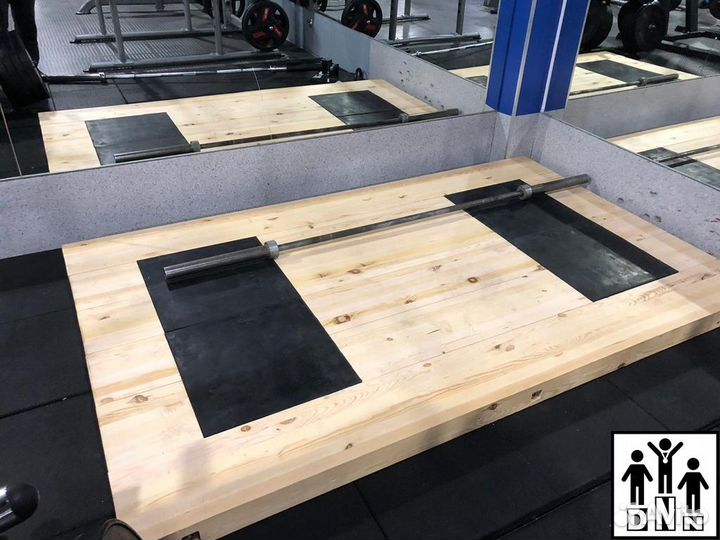 Помост для становой тяги 2.5х1.3х0.06 м DNN