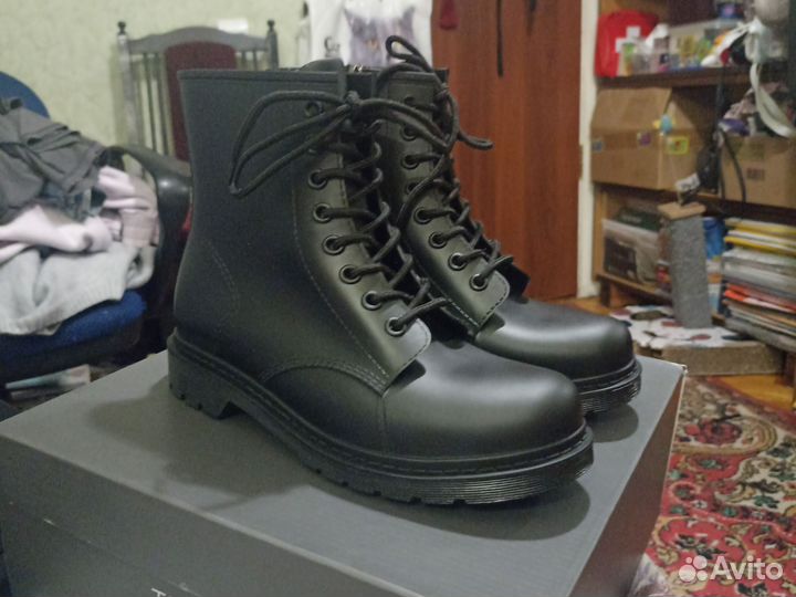 Резиновые Ботинки tendance, размер 38, черный