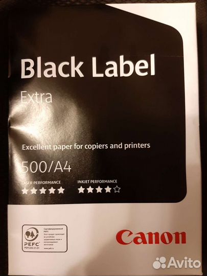 Canon A4 Black Label Extra A4 80 г/м² 500 листов