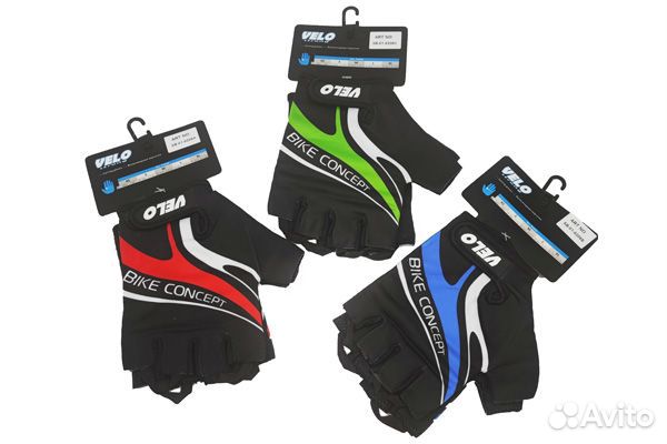 Перчатки велосипедные XS,S,M,L,XL
