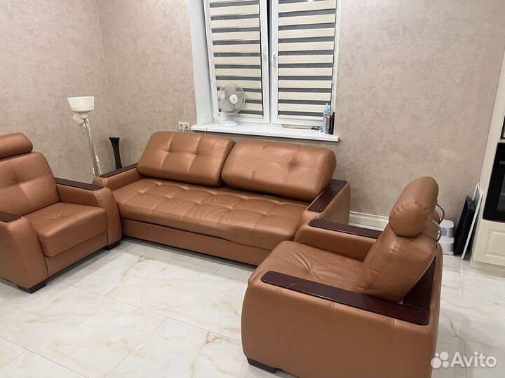 Диван и 2 кресла бу