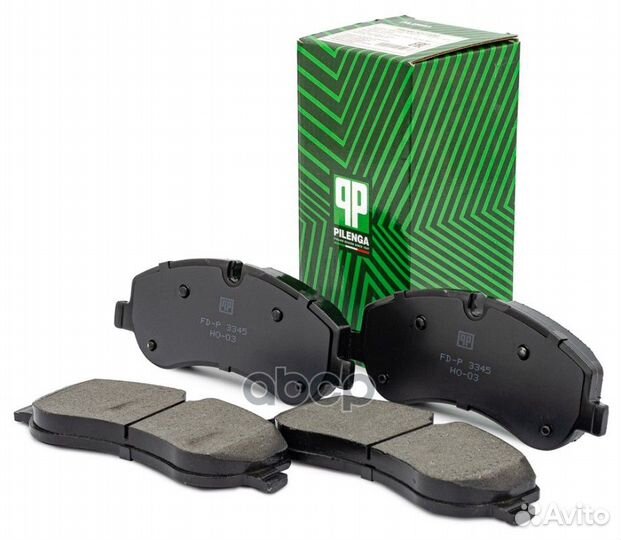 Колодки тормозные дисковые перед прав/лев F