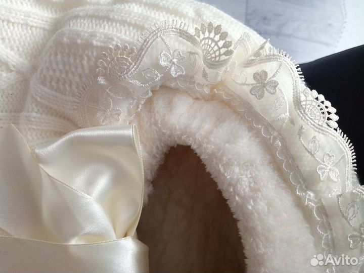 Конверт зимний новый, на овчине + слинг В подарок