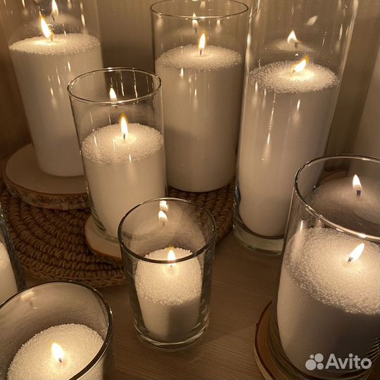 Насыпные свечи аренда