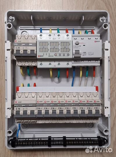 Электрошит 15 кВт в сборе