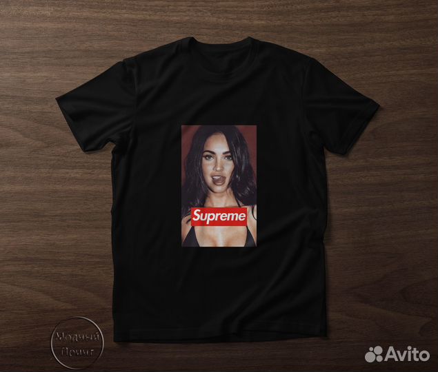 Футболка с принтом Меган Фокс Supreme y2k ftp