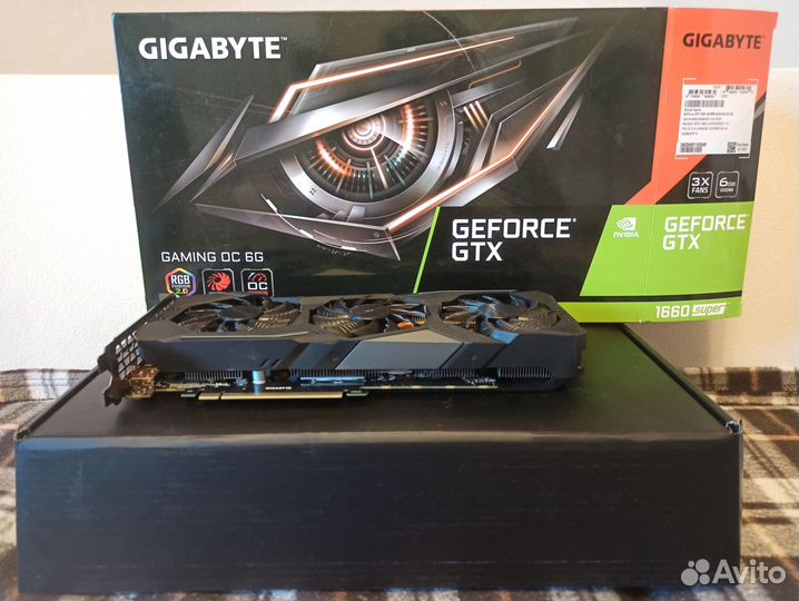 Видеокарта Gigabyte GTX 1660 Super Gaming OC