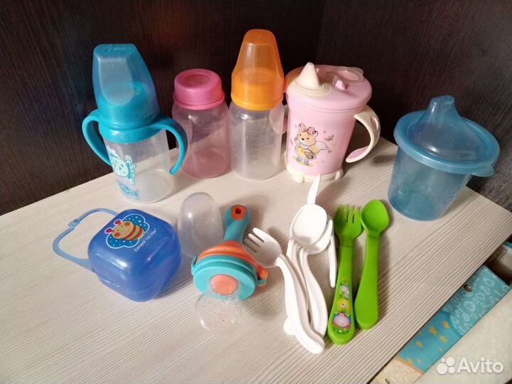 Бутылочки, поильники