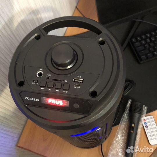 Музыкальная колонка портативная с караоке