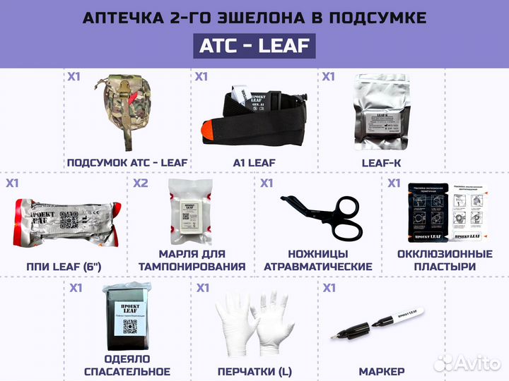 Аптечки тактические в ассортименте