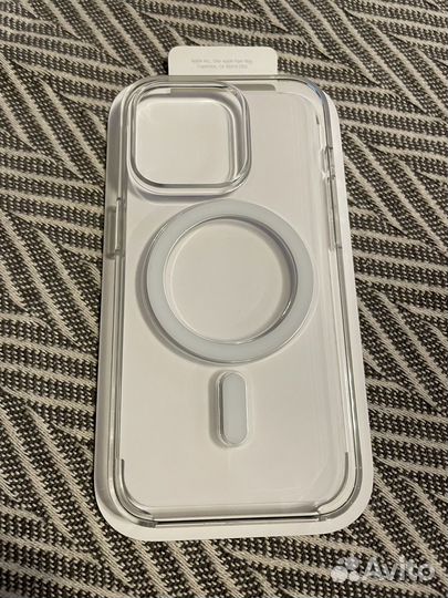 Чехол на iPhone 14 pro прозрачный MagSafe