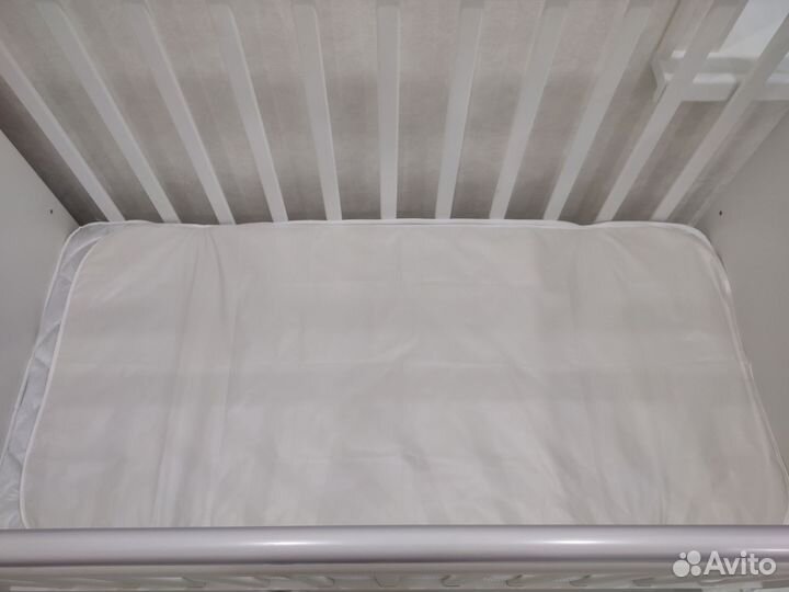 Детская кроватка трансформер с маятником