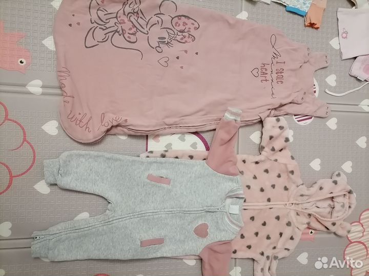 Огромный пакет вещей на девочку 62-74
