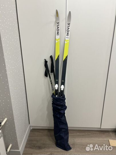 Лыжи с палками 157 + чехол