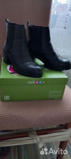 Демисезонные полусапоги женские нат кожа р. 40