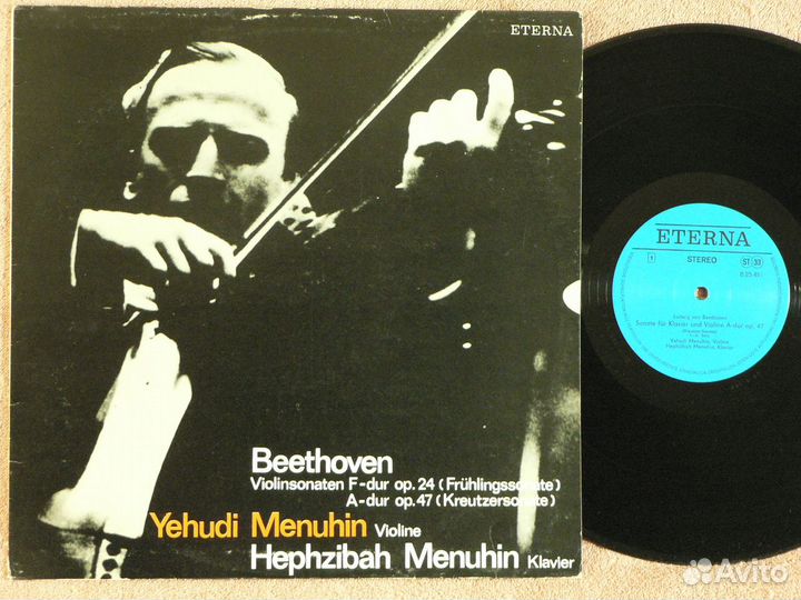 Бетховен - Скрипичные Сонаты 5, 9 - И. Менухин