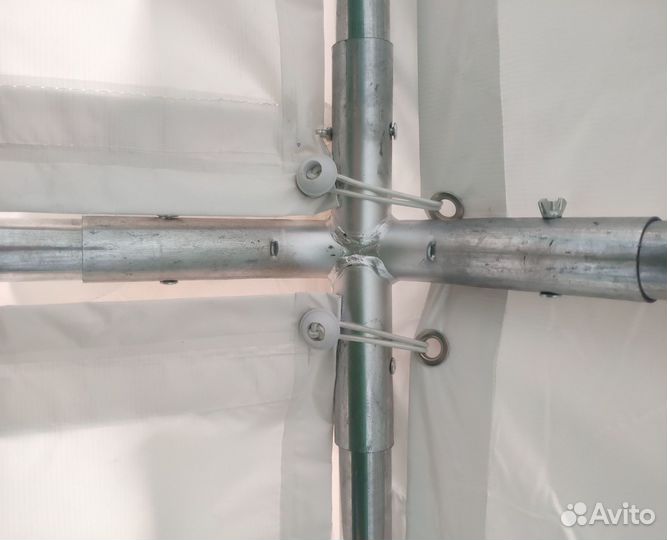 Двухскатный шатёр 6 х 6 м