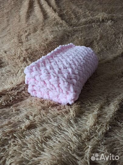 Плед детский вязаный ручная работа