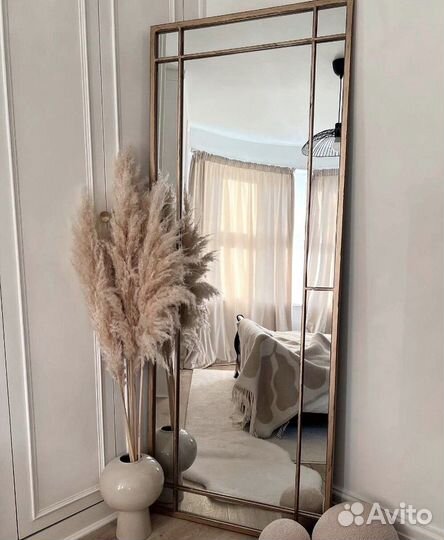 Зеркало настенное / напольное в полный рост в раме