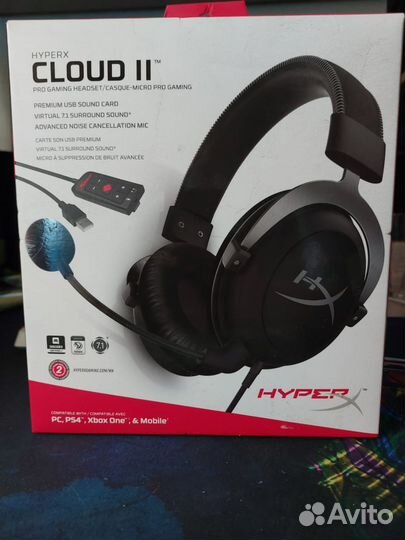 Игровые наушники hyperx cloud II