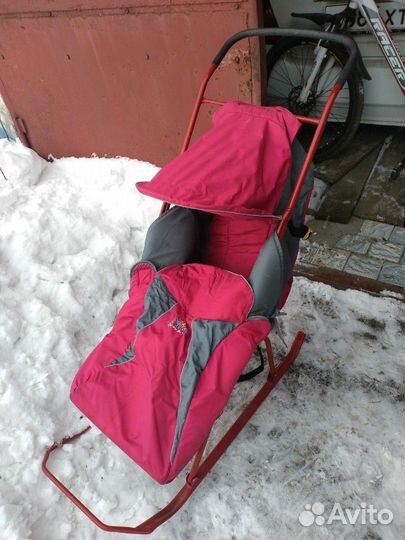 Коляска санки