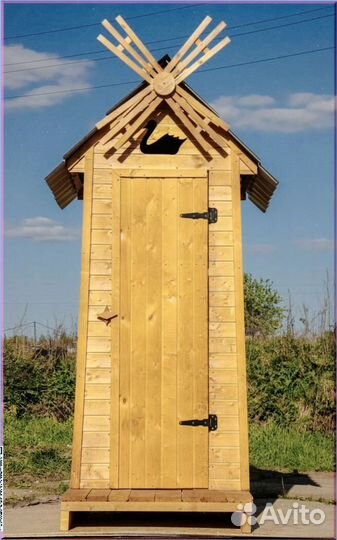Дачный туалет с лебедем гчх 934
