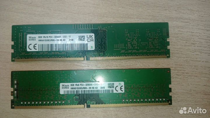 Оперативная память ddr4 8gb 3200MHz