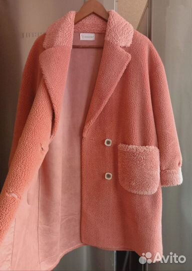 Пальто меховое Modahonka Оверсайз 44 размер