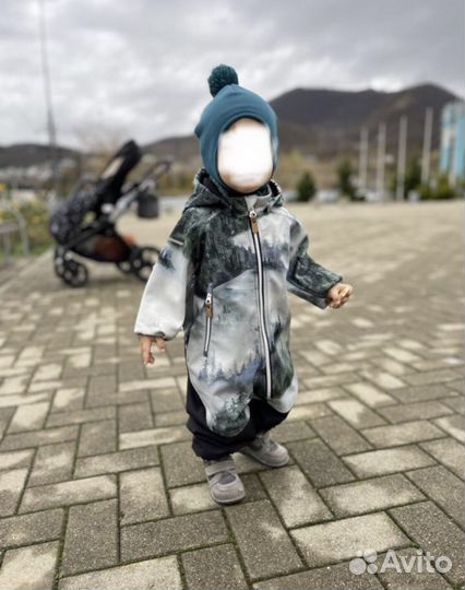 Комбинезон Reima 80 +6 softshell kuling wheat