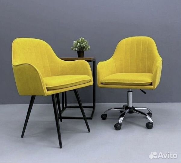 Мягкий стул кресло со спинкой