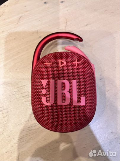 Колонка порт. JBL Clip 4 красный 5W 1.0 BT 15м 500