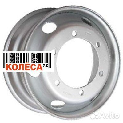 Accuride/Mefro/тзск грузовой 6.75x19.5 8x275 ET136 Dia221 Silver