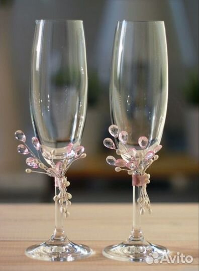 Свадебные бокалы фужеры подарок