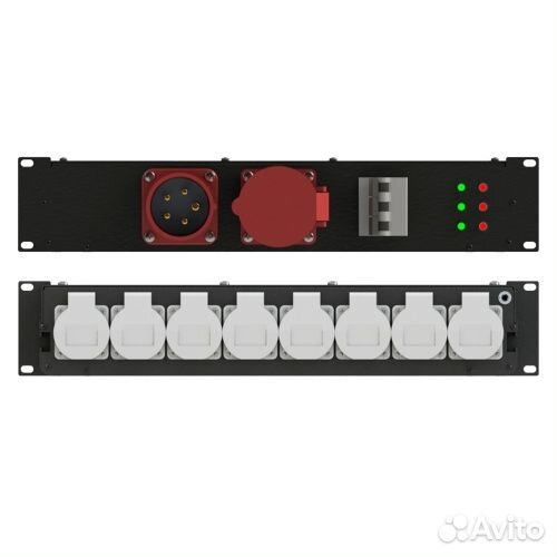 EDS ER408 Дистрибьютор питания, рэковый, EDS