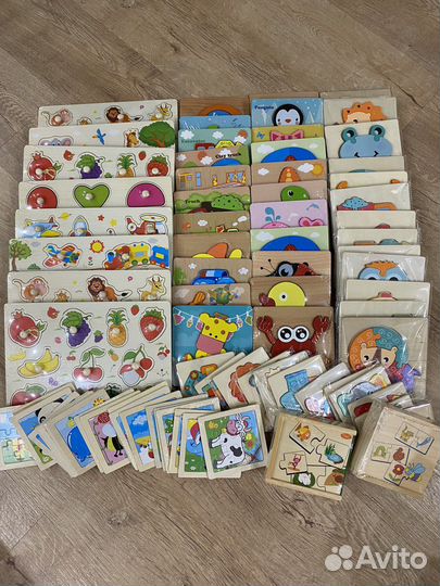 Развивающие игрушки - пазлы (новые)