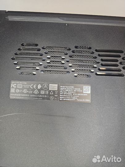 Игровой ноутбук Lenovo rtx3050/5600h/8gb/512gb
