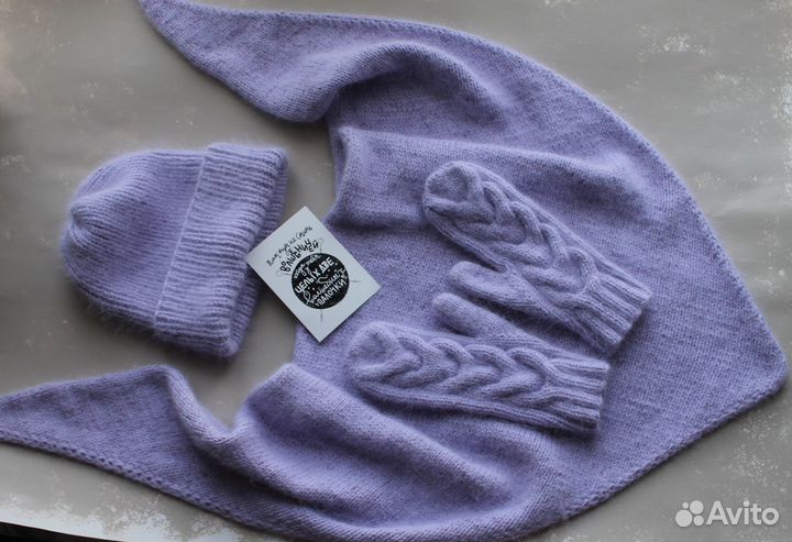 Шапки, варежки, бактусы, снуды