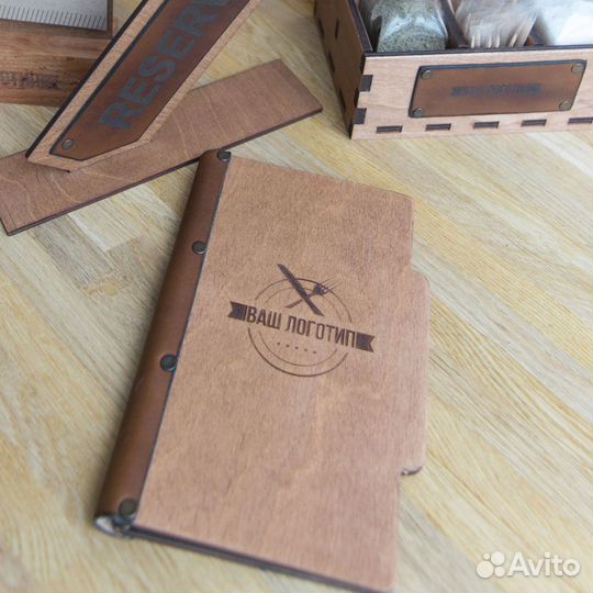 Счетница Чек-бук с кожаным карманом