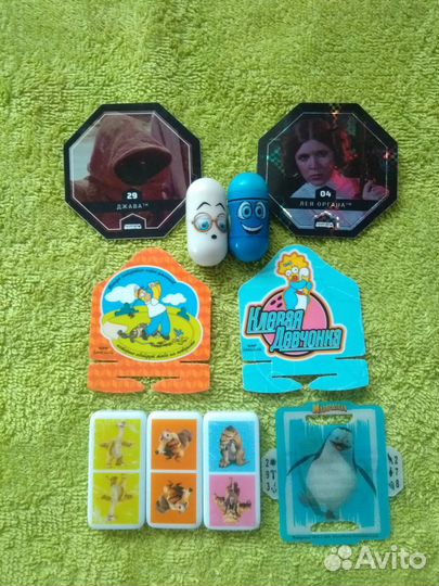 Коллекционные фишки и крышки Шрек