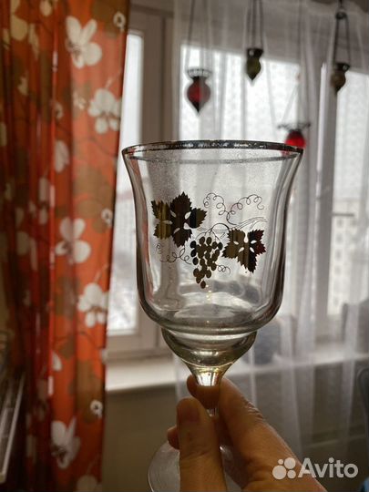 Бокалы для вина, стаканы Чехия
